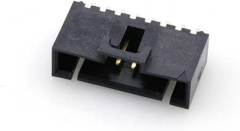 Molex Einbau-Stiftleiste Standard 8-polig Schwarz mit Goldkontakten Rastermaß 2.54mm 705430007 - Bild 1