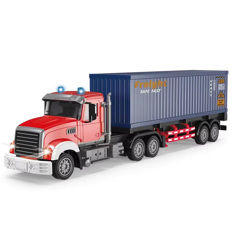 CONUSEA RC Truck Doppeldecker-Containeranhänger, Transportfahrzeug-Modell, 1:24, mit Musik - Bild 4