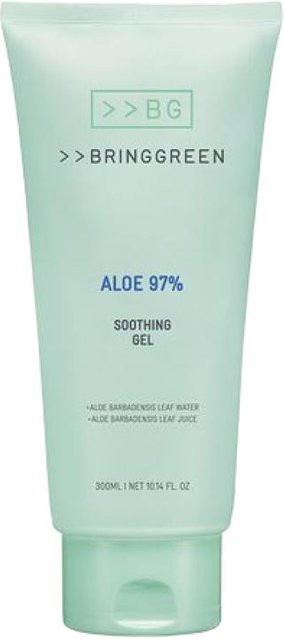 BRING GREEN Aloe 97% Gel, Feuchtigkeitscreme, 300 ml, Empfindliche Haut - Bild 1