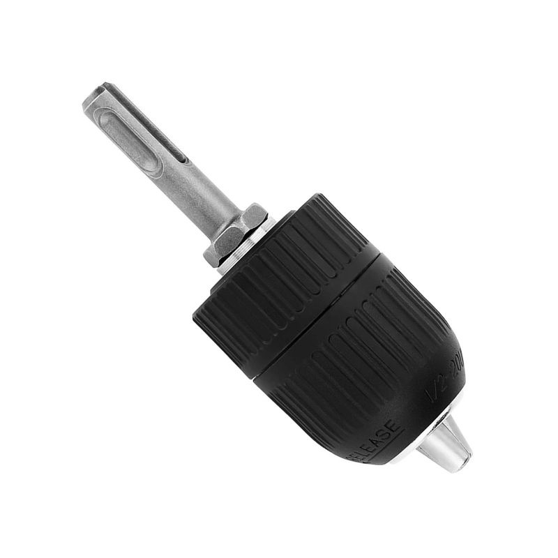 Kkmoon Keyless Drehmaschine Bohrfutter Konverter aus Kunststoff mit SDS Adapter, 2-13mm, Schwarz - Bild 7