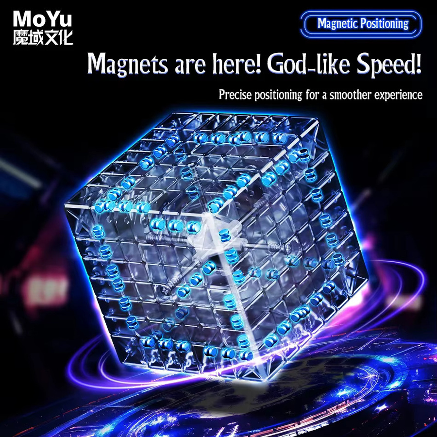 moyu meilong 7 v2m, magnetischer geschwindigkeit würfel, puzzle würfel - Bild 2