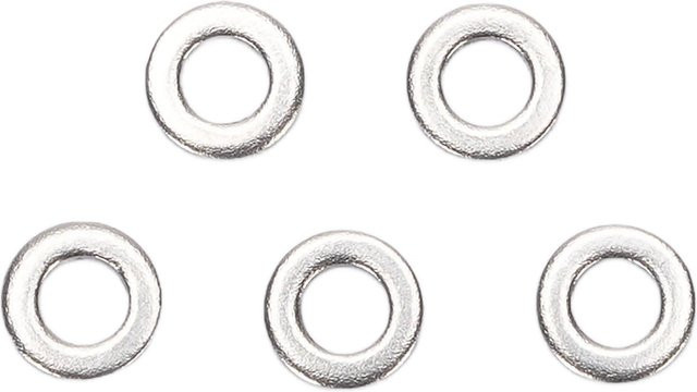 GoolRC Edelstahl Unterlegscheiben-Set Silber, 500 Stück Flache Unterlegscheiben für M2 und M2.5, B/D/H: 3 x 6 x 0,5 mm - Bild 1