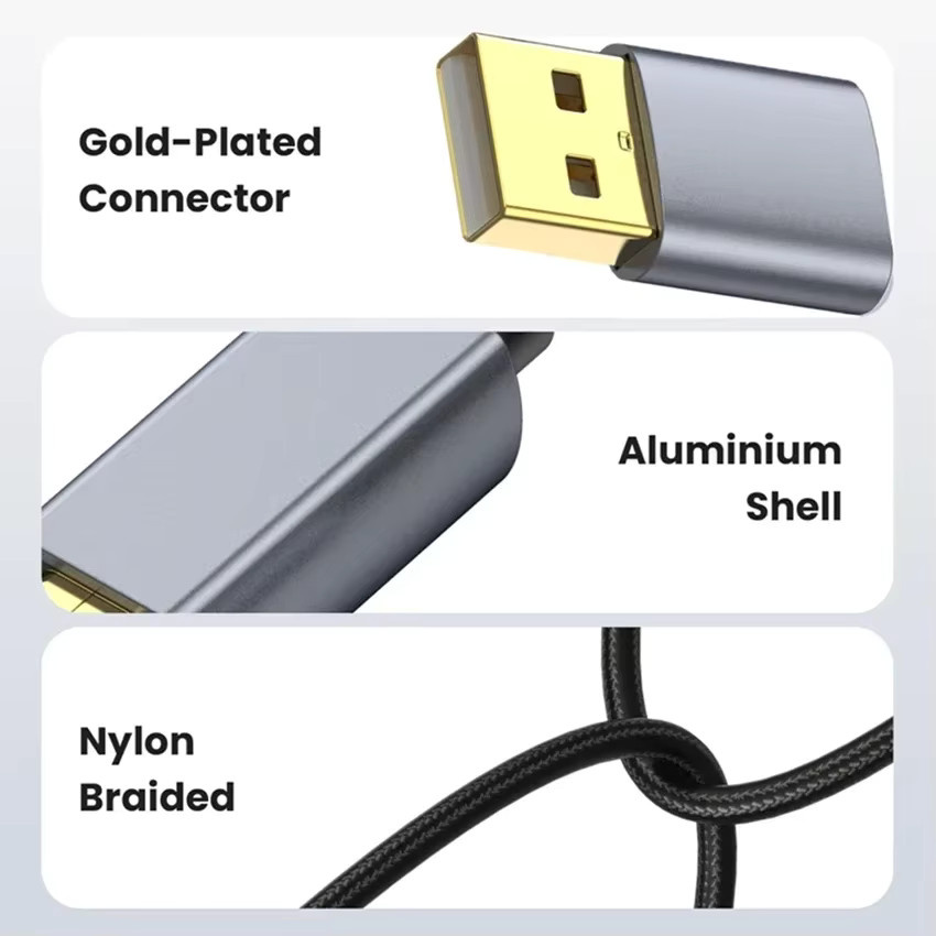 BSN USB 2.0 Daten- und Ladekabel mit USB-A auf Micro-USB Stecker, Farbe: Schwarz - Bild 4