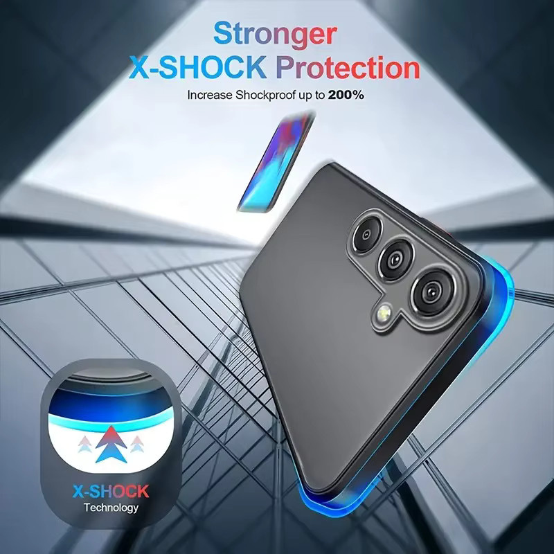Stoßfeste Armor Handyhülle aus weichem TPU für Samsung Galaxy S26 S25 S24 S23 S25 Ultra Plus, Transparent - Bild 3