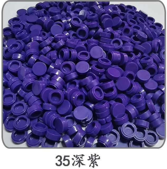 98138 Flache Kachel 1x1 Runder Kreis Pixelmalerei Mosaik 1000-teiliges Set - Bild 1