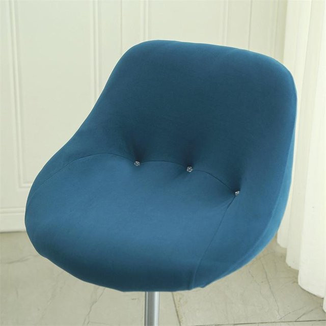 Elastischer Stuhlbezug von Yiran Furniture in Türkis für Esszimmerstühle und Hocker, Universal Passform aus Polyester - Bild 1