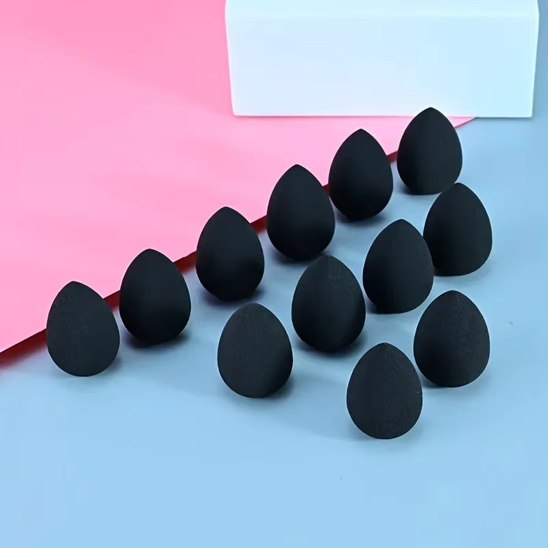 HUAZDS Mini-Make-up-Schwämme-Set, 6/12-teilig, latexfrei, matt, Unisex - Bild 3