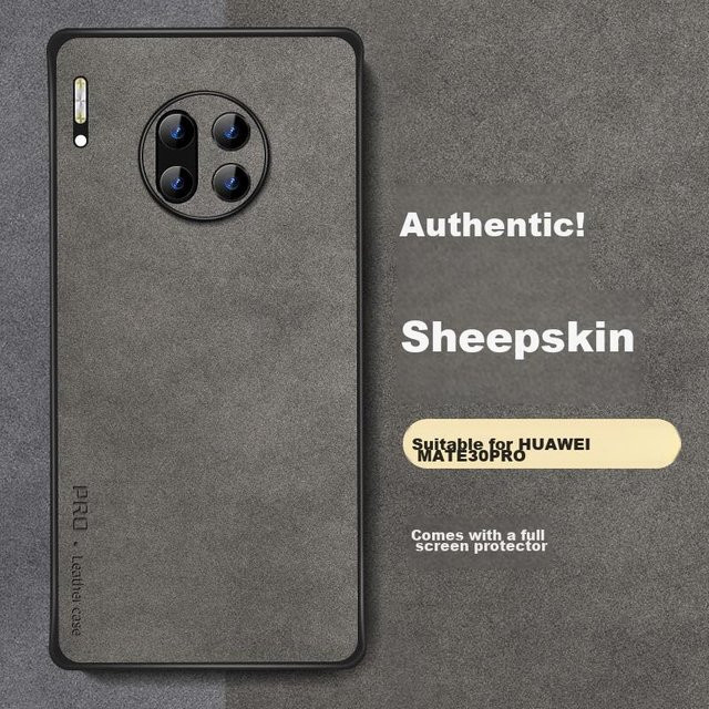 Huawei Mate30 Pro Schutzhülle aus weichem Silikon mit Stoßfestigkeit und Linsenschutz, Grau - Bild 1