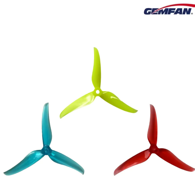 T-Motor T5146 FPV-Propeller 5 Zoll mit drei Klingen, 2 Paar, Rot - Bild 1