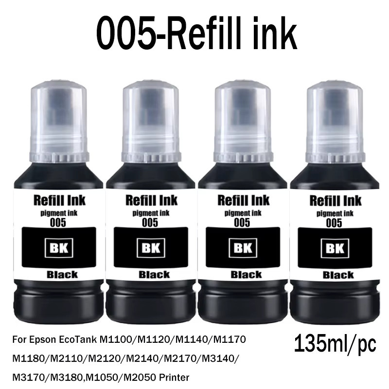 Schwarze kompatible Epson Pigment-Nachfülltinte für Epson M1100 M1120 M1140 M1170 M1180 M2140 M2170 M3140 M3170 3180 Drucker - Bild 2