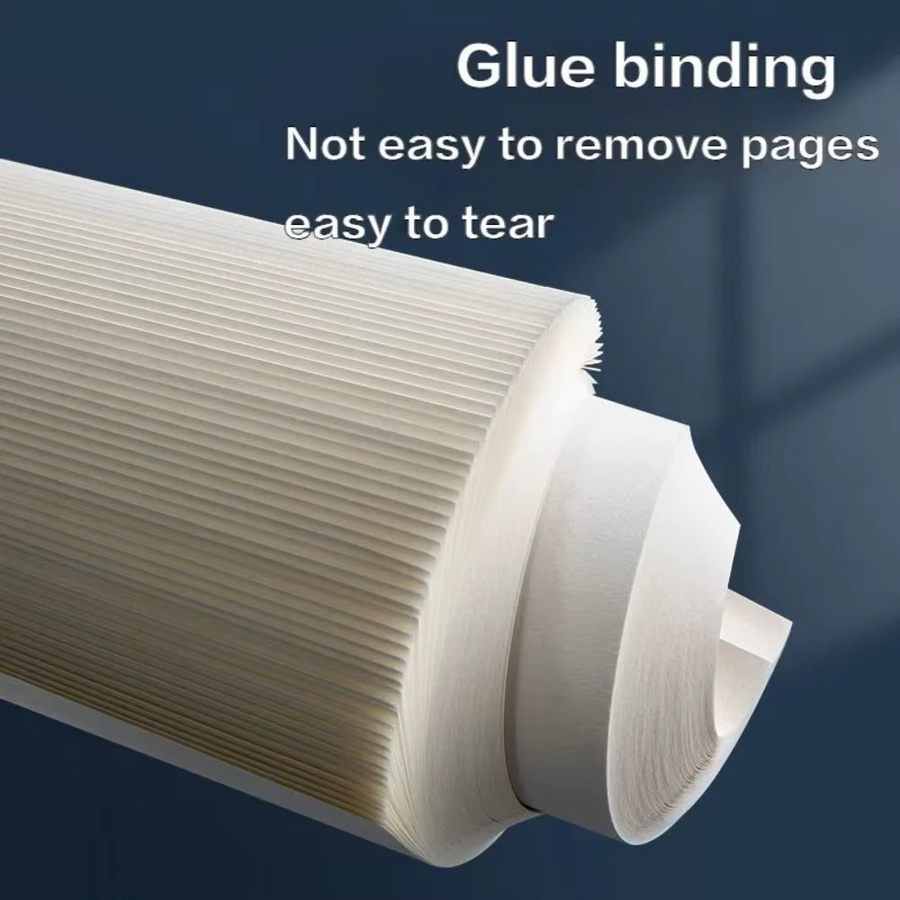 40 oder 100 Blatt leeres Entwurfspapier in Beige, A4 oder B5, blankes Kunstdruckpapier und Malzubehör zur Augenschonung - Bild 3