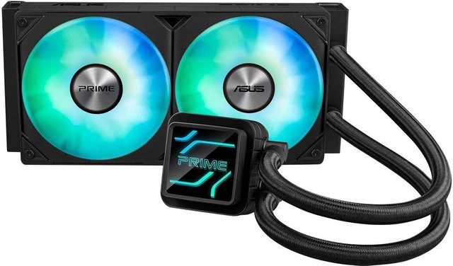 Asus Prime LC 240 ARGB AIO Flüssigkeitskühlung in Schwarz für LGA1700, AM4, AM5 und weitere Sockel - Bild 1