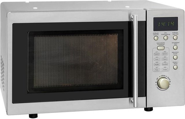 Exquisit Unterbau-Mikrowelle UMW 800G-3.1 in Silber/Inox - Bild 1