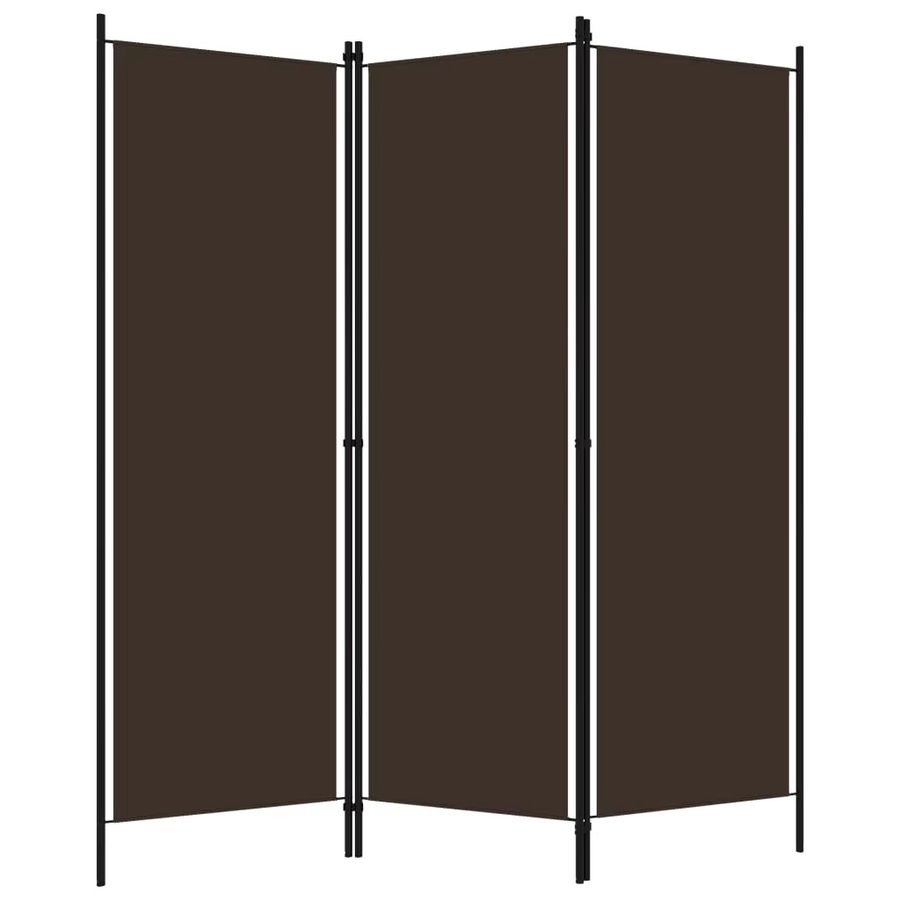 VIDAXL Sichtschutz Trennwand mit 3 Paneelen in Braun, B/H: 150 x 180 cm - Bild 2