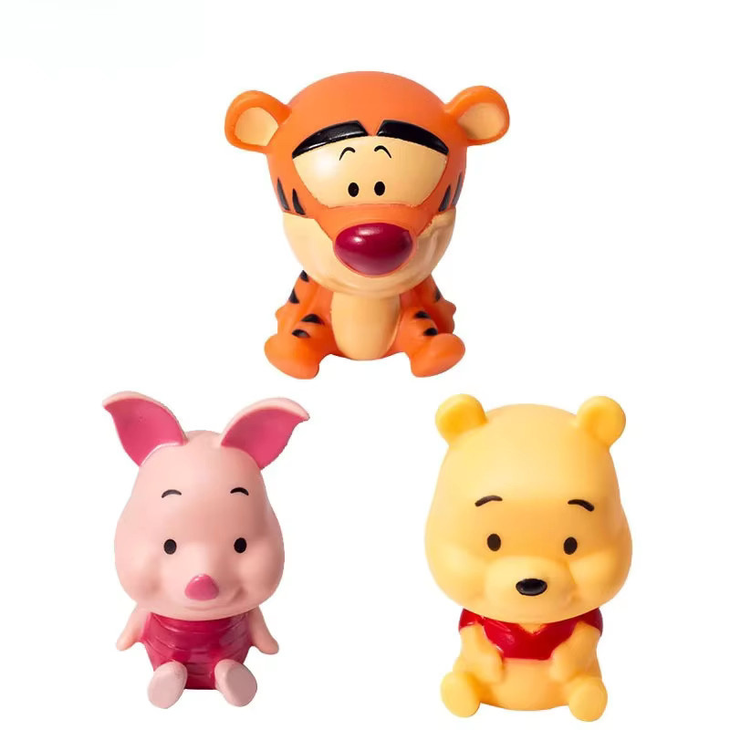 Disney Winnie Puuh Ornament-Set, 3-teiliges Set, Niedliche Tierfiguren - Bild 2