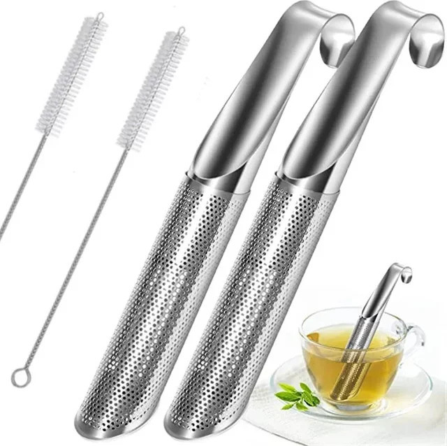 Edelstahl Tee-Ei Sieb in Silber für Gewürztee und Zeremonie Sets - Bild 1