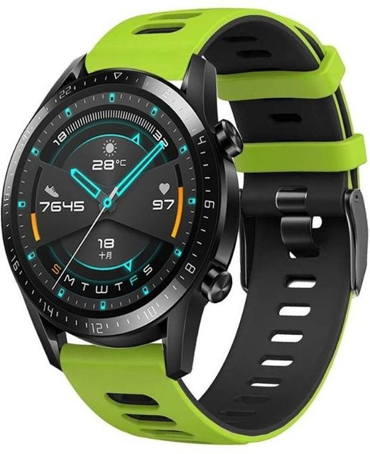 Uhrenarmband Silikon, Schwarz, Huawei Watch GT SE GT4 GT5 Pro - Bild 1