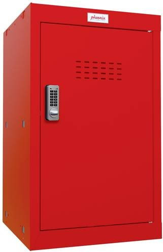 Phoenix CL0644RRE Würfel Schließfach Mittel Rot mit elektrischem Schloss B/H/T: 40 x 66,5 x 40 cm - Bild 1