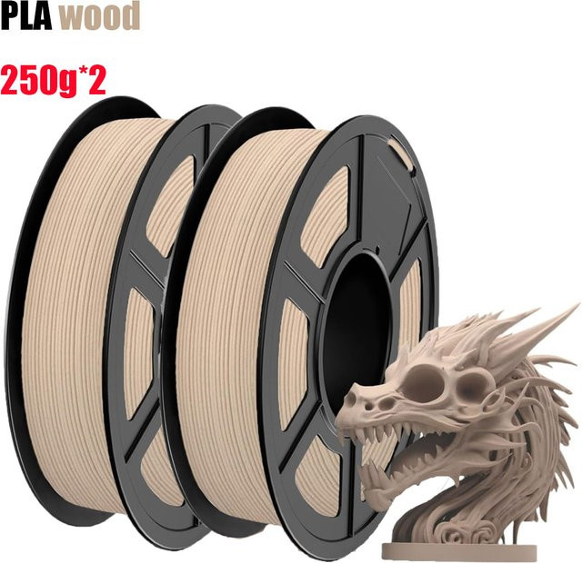 Filajoy3D Holz-PLA Filament für FDM 3D-Drucker, 1,75mm, Beige, 500g - Bild 1