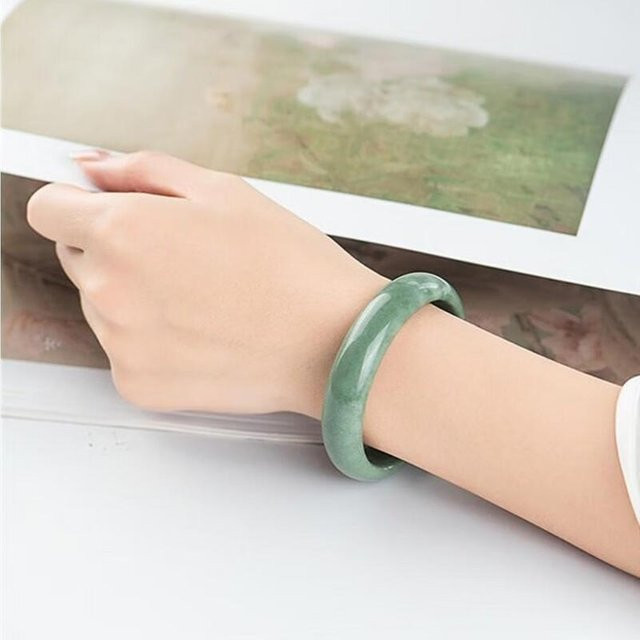 Armband Jade, beige, Damen, 57-58mm - Bild 1