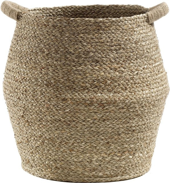 Casa NOVA Korb aus Seegras in Braun und Beige, B/T/H: 38 x 30 x 30 cm - Bild 1