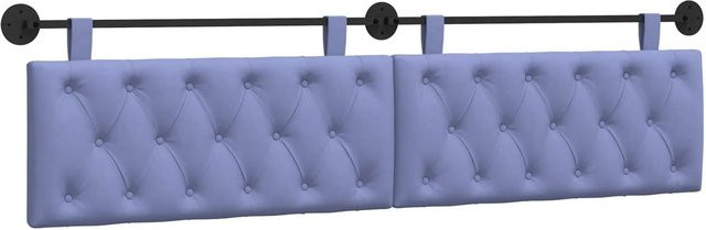 vidaXL Wandmontiertes Polsterpaneel in Jeans Blau, Höhe: 210 cm, Breite: 55 cm, Tiefe: 7 cm - Bild 1