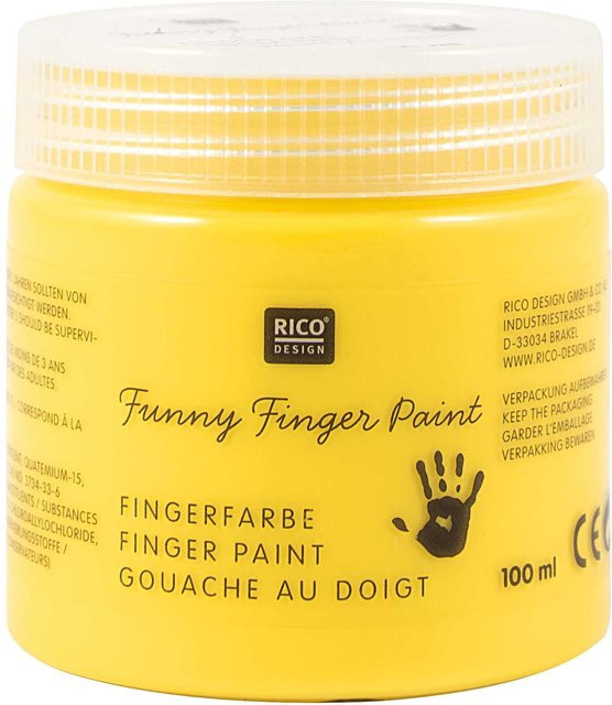 Rico Design Fingerfarbe Gelb - Bild 1