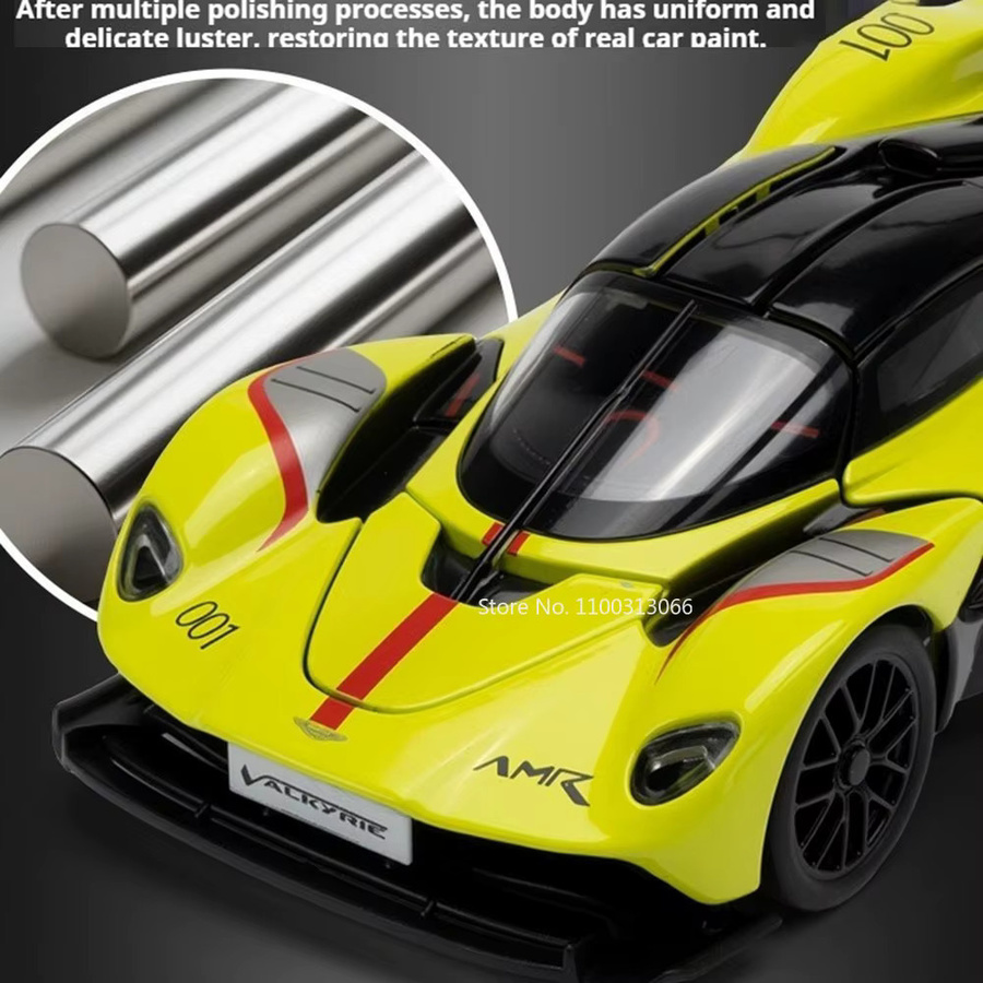 MAKEDA Valkyrie V12 Spielzeugauto, 1:32, Metall, mit öffnenden Türen - Bild 2
