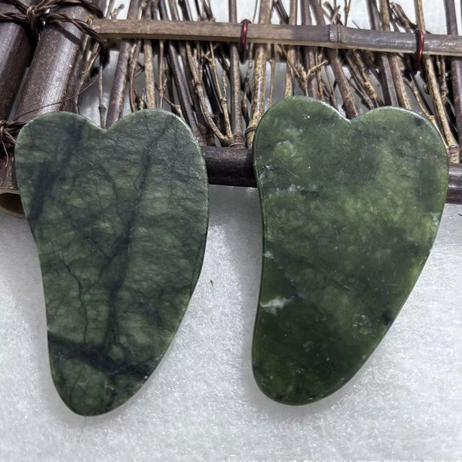 eelhoe Jade Gua Sha Gesichtswerkzeug, Unisex, für Gesicht und Körper - Bild 5
