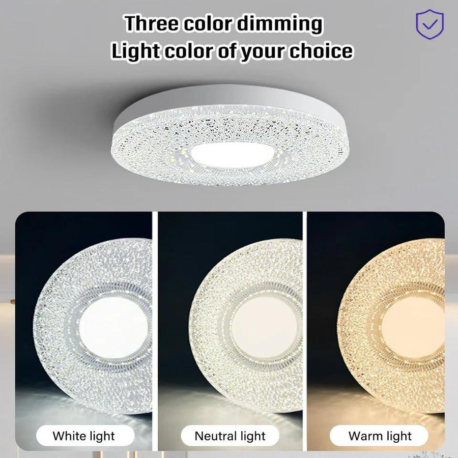 YJMP Super Lighting LED-Kronleuchter mit E27-Fassung, 40W, Weiß, ideal für Wohnzimmer und Schlafzimmer - Bild 6