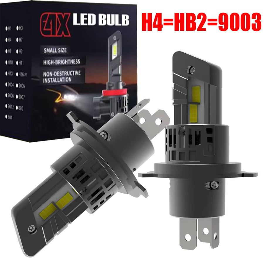 Neallor LED-Scheinwerfer H4 HB2 Set in Weiß für Suzuki Samurai, 12V 55W, Canbus-kompatibel - Bild 6