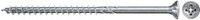 Fischer Power-Fast II Spanplattenschraube mit Senkkopf und Pozidriv-Antrieb, verzinkter Stahl, Durchmesser: 5,0 mm, Länge: 80,0 mm - Bild 1