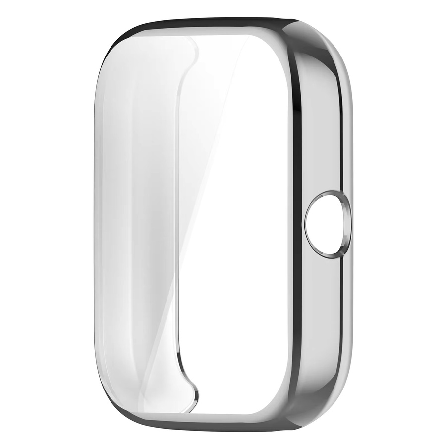 AKBNSTED Schutzhülle und Displayfolie für Amazfit Bip 3 Pro in Transparent, Silikon TPU Case mit Stoßstangen-Funktion - Bild 2