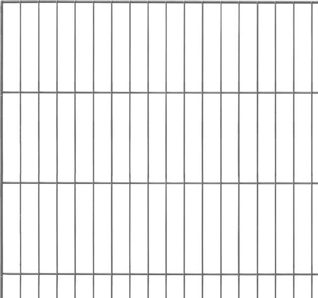Einstabmattenzaun aus Metall in Anthrazit, Höhe: 125 cm, Breite: 200 cm - Bild 1