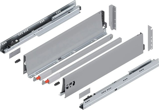 Blum D-Reling K Tandembox antaro Vollauszug Grau 550 mm 1 Paar - Bild 1