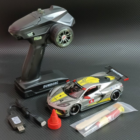 FATJAY HGD1 MINI RC 1/24 RWD Drift RC Rennwagen, ferngesteuertes Modell, mit Metallkarosserie, 1:24
