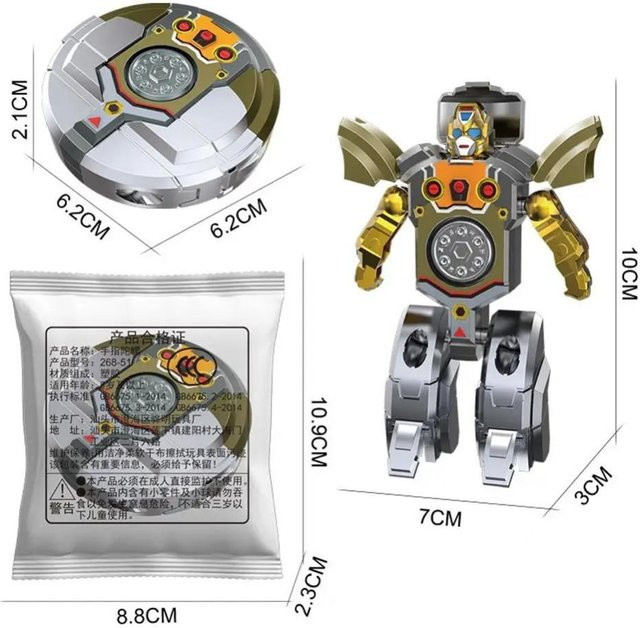 Yiran toy Finger Spinner Fidget Spielzeug, Roboter, Verwandlungskette - Bild 1