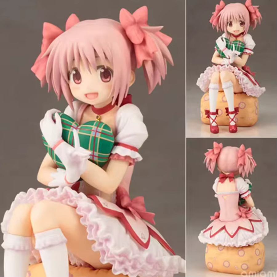 Bandai Puella Magi Madoka Magica Actionfigur, Sitzende Pose, 15cm - Bild 2