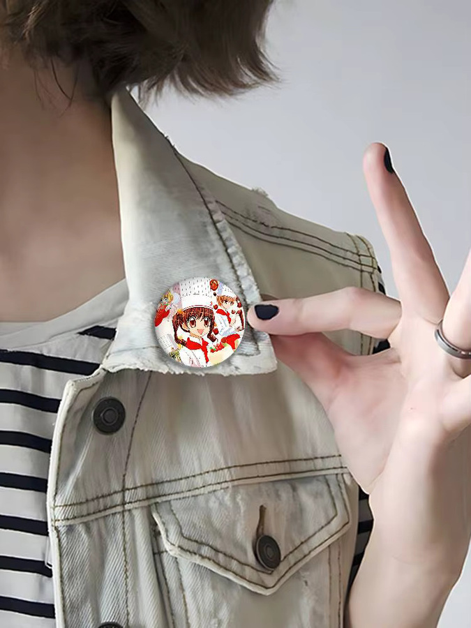 52TOYS Brosche, Manga Yumeiro Patissiere, Weißblech, Metall - Bild 6