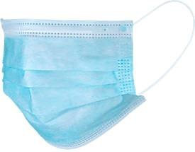 BBE Solutions Mund-Nasen-Schutz Typ IIR, medizinisch, 3-lagig, blau, 50 Stück - Bild 1