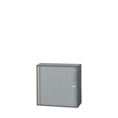Schäfer Shop Select Querrollladenschrank Start Off, 2 Türen, abschließbar, Farbe: Graphit, B/T/H: 80,0 x 42,0 x 78,8 cm - Bild 2