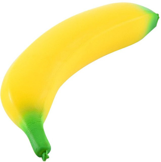 BC Pet Supplies Bananen-Stressentlastung, Jumbo-Quetschfrucht, 18*2,5CM - Bild 1