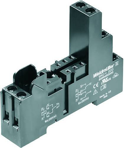 Weidmüller SRC-I 2CO Relaissockel für RIDERSERIES, Schwarz, 10 Stück, L x B x H: 7,0 x 1,58 x 7,7 cm - Bild 1