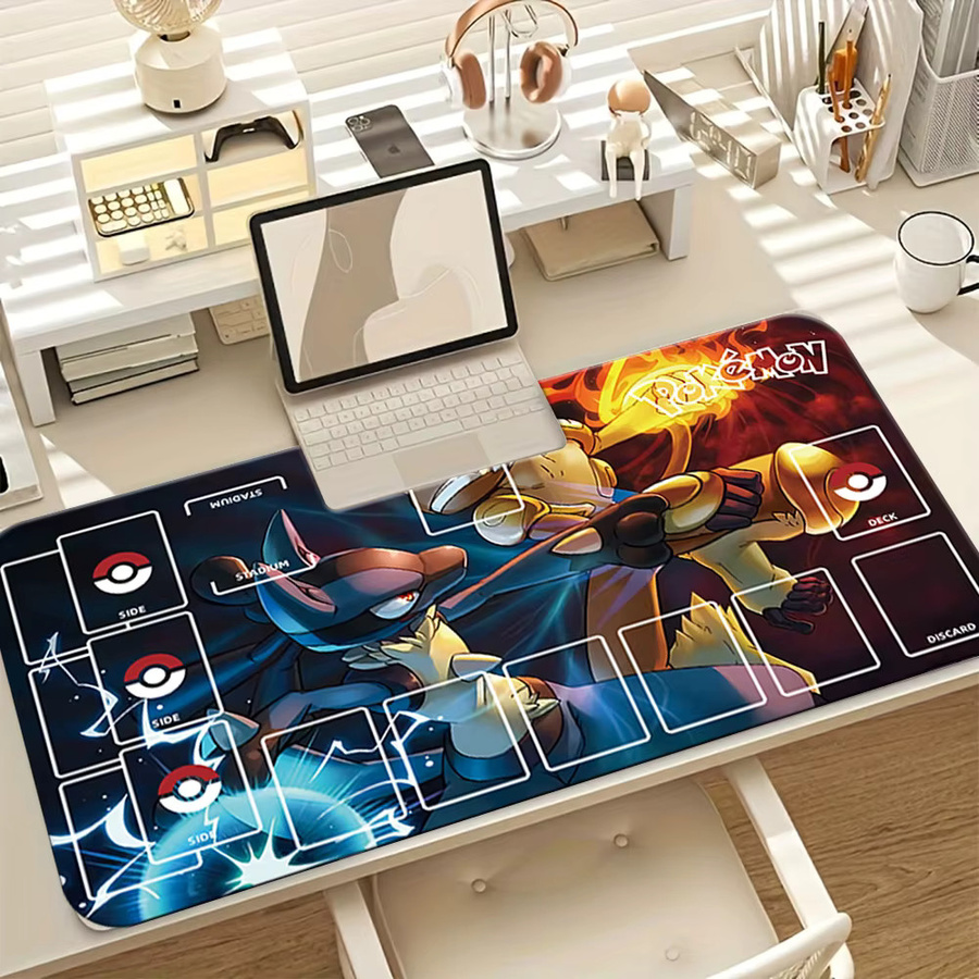 Potdemiel Pokémon Lucario Infernape TCG Spielmatte, Zubehör, Gummi - Bild 3