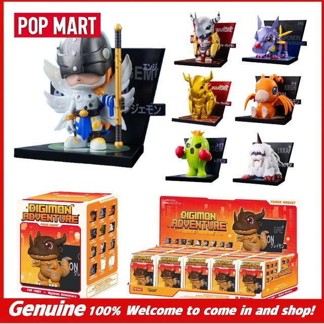 POP MART Digimon Adventure, Kühlschrankmagnete Blindbox, Anime-Figuren - Bild 1