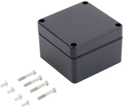 TRU Components KST 210 03210000.H Industrie-Gehäuse aus ABS in Schiefer-Grau, B/T/H: 82 x 80 x 55 mm - Bild 1