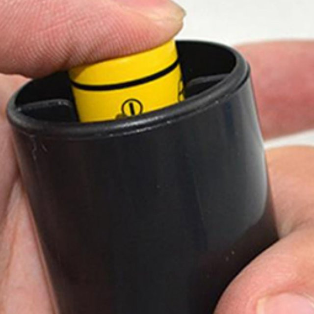 JETTING Batterieadapter Gehäuse AA auf D Größe in Schwarz - Bild 1