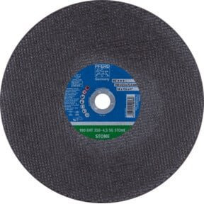 PFERD Trennscheibe SG STONE für Stein und Beton, Farbe: Grau, Durchmesser: 350 mm, Breite: 4,5 mm, Bohrung: 25,4 mm - Bild 1