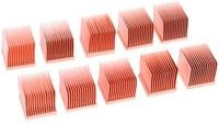 Alphacool GPU RAM Kupfer Kühlkörper passiv, Farbe: Orange, 14 x 14 mm - Bild 1