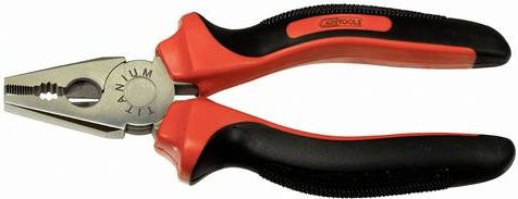 KS Tools TITANplus Kombizange Rot 160mm - Bild 1